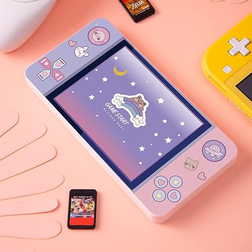 Vista 78 de PERFECTSIGHT 48 Switch Game Card Case for Nintendo Switch OLED Switch Lite, Cute 48 Game Holder Cartridge Case for Game Cards and SD Cards, Kawaii