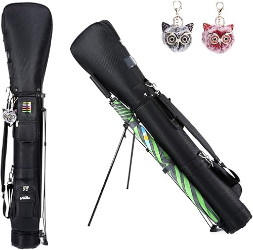 Sunday - Bolsa de golf con soporte, bolsa de transporte de golf con hombro de viaje, bolsa de golf ligera para hombres y mujeres, bolsa de soporte