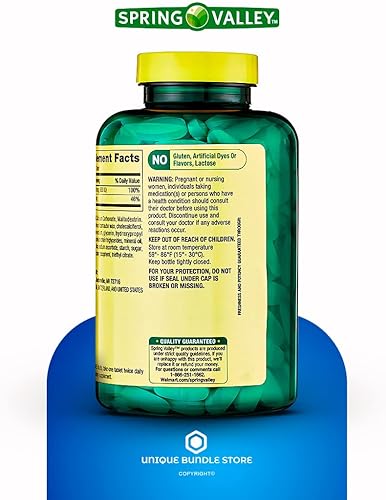 Miniatura 7 de Spring Valley, Calcio 600 mg con vitamina D3, suplemento dietético, suplemento de calcio 600 mg, 250 unidades + organizador de píldoras de 7 días