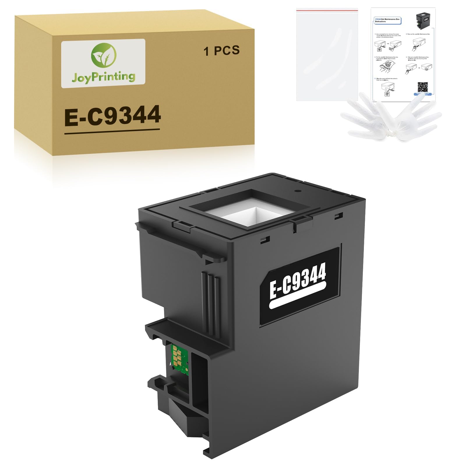 C9344 - Scatola di manutenzione inchiostro C-9344, compatibile con Expression Home XP-3100 XP-4100 XP-4101 XP-4105 Workforce 810DWF WF-2830DWF WF-2850DWF WF-2930 WF-2950 WF-2851 L3550