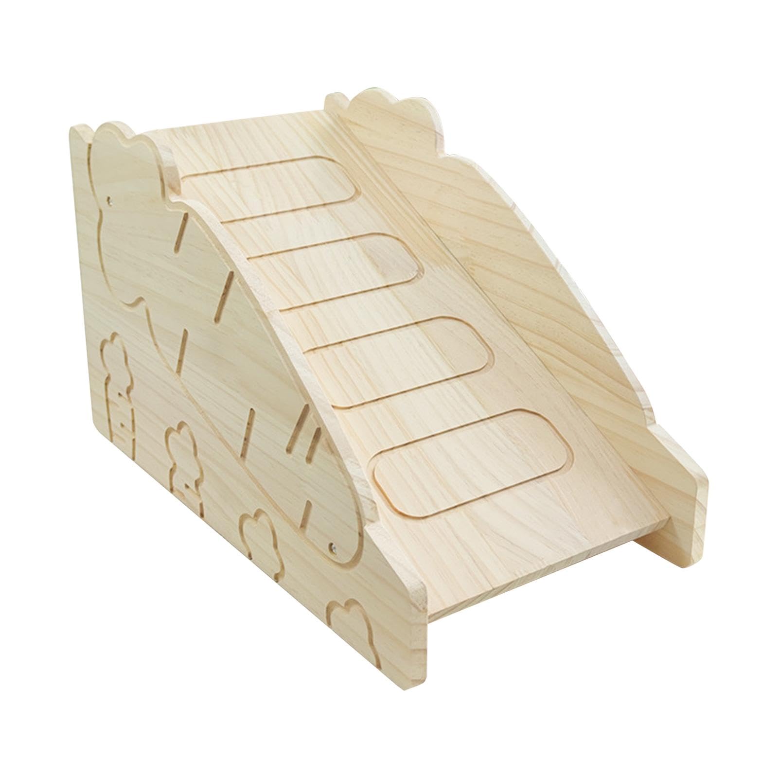 Nido para Dormir de Madera, Refugio para hámsteres y Conejos, Juguete Interactivo, Style H