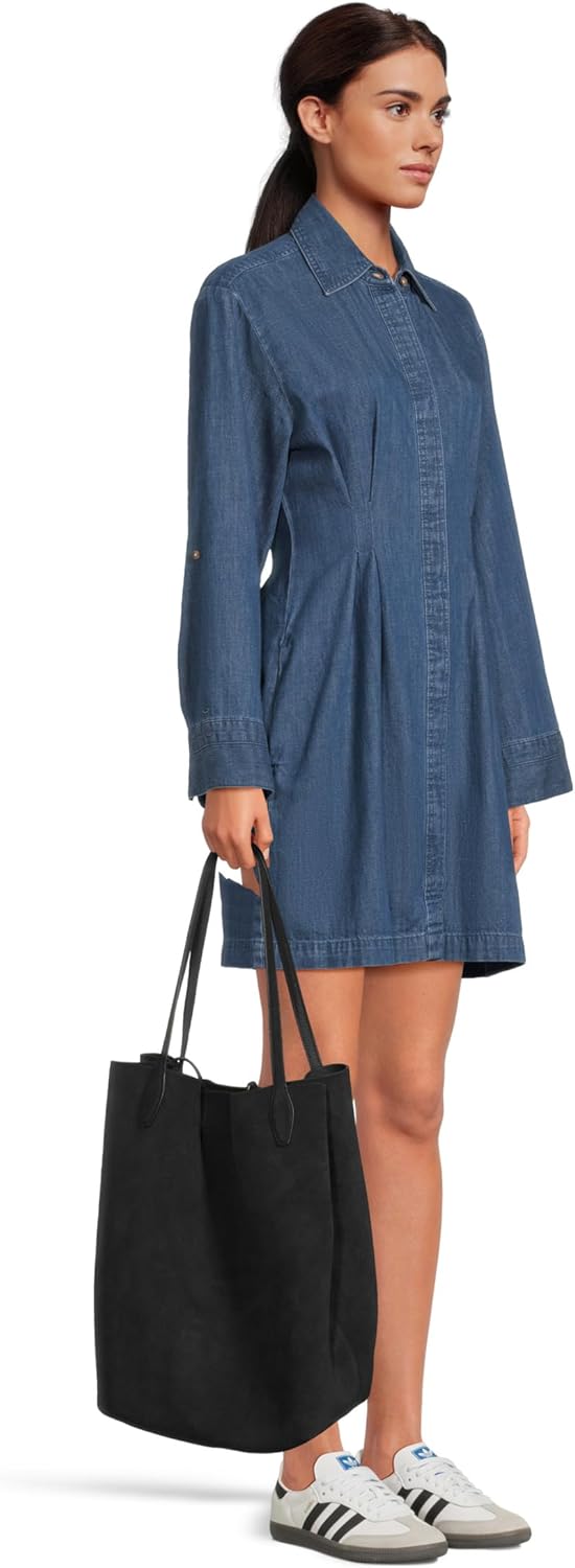 Madewell Women's The Oversized Shopper Tote in Soft Grain Suede - Image 6