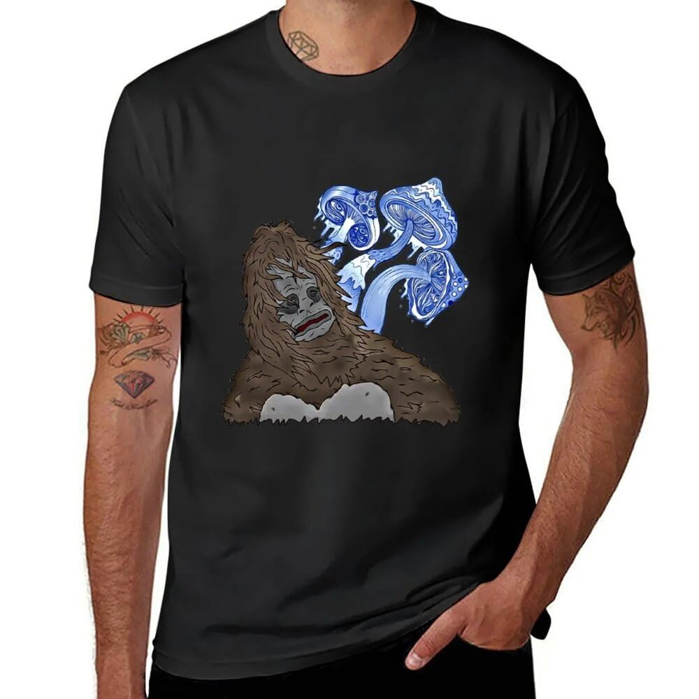 AMdeTUNS Blue Mean-Eyes Sassy Mike Nolan Big LEZ Show T-Shirt Cute Tops Customized t Shirts Mens Cotton t Shirts Black XXL