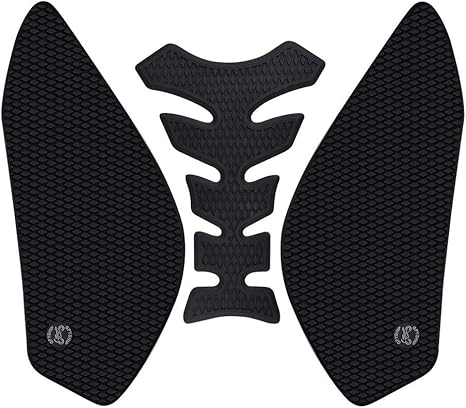 KYN voor Kawasaki ZX6R 2007 2008 Motorfiets Transparant 3M Gas Tank Pad Anti -slip Stickers Zijbrandstof Gas Grip Sticker Protector (Zwart