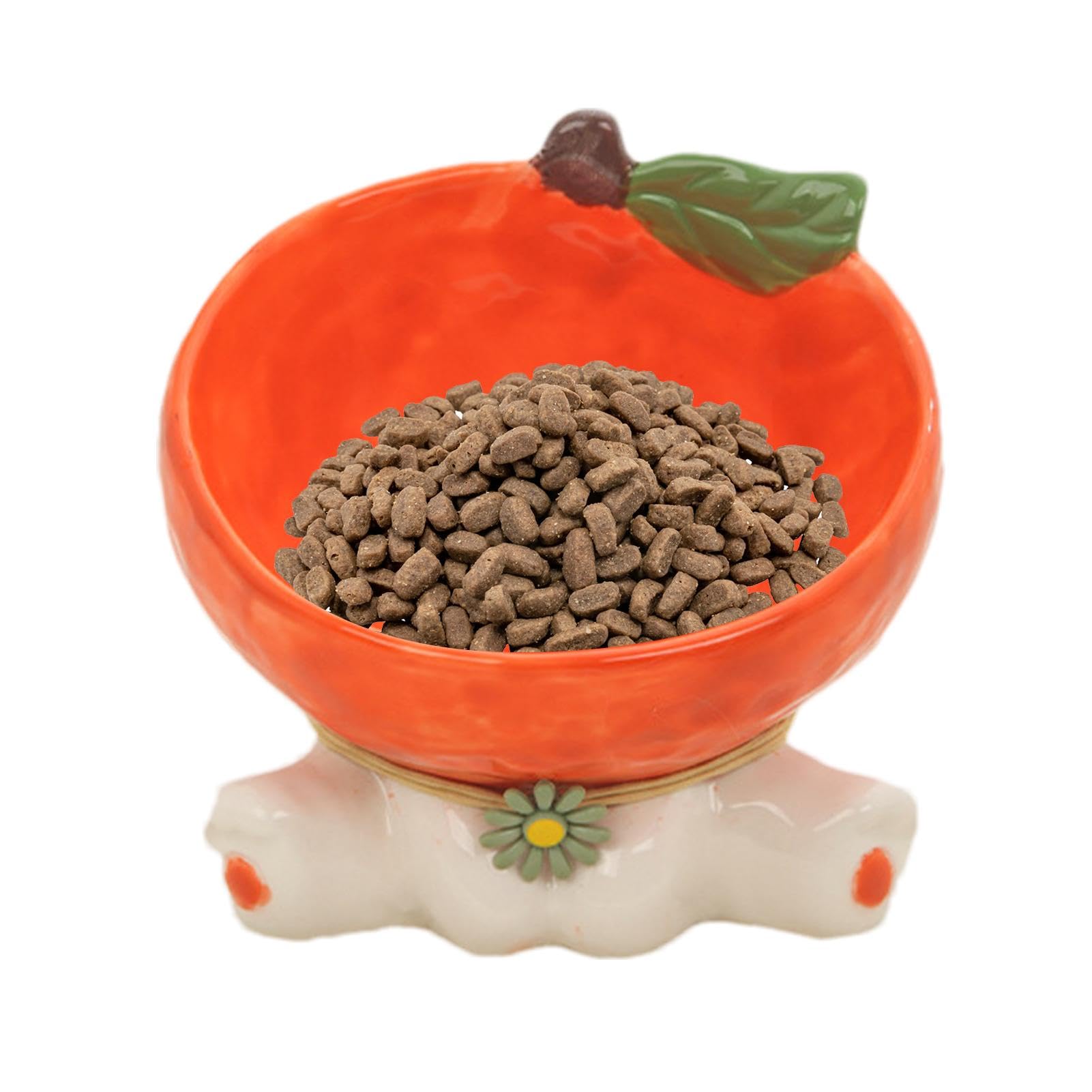 Gamelles inclinées pour chat et petit chien | Mangeoire surélevée design fruits 245 ml