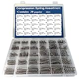 Compression Springs Assortment Kit 30Different Sizes Mini Spring Stainless Steel Mechanical Small Springs for DIY Repair Project (275)