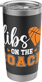 Dibs On The Basketball Coach Wife Of A Basketball Coach Stainless Steel Insulated Tumbler