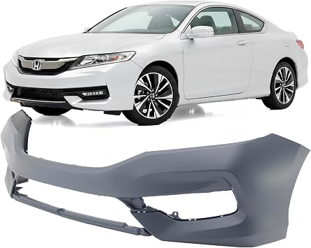 FitParts Compatible With Front Bumper Cover Honda Accord 2016-2017 Hybrid EX-L EX LX SE Sport Special Edition. New, Primed and Ready for Paint. With Fog Light Holes. HO1000302 71101T2FA50ZZ