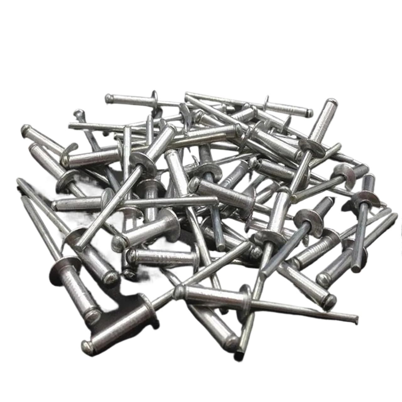 Remaches ciegos de aluminio M3.2 M4 M5, 2 cajas de 1 kg, remaches ciegos de cabeza de cúpula, mandril de acero (5)