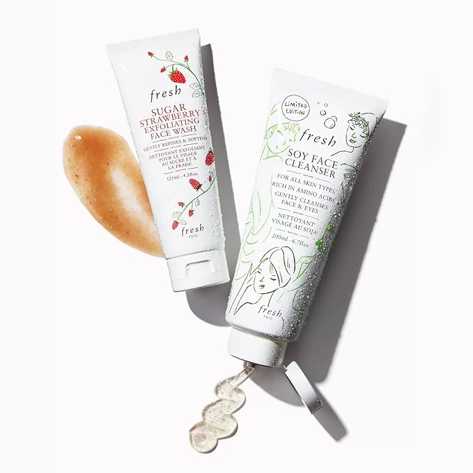 The Fresh Soy Face Cleanser is formulated with natural ingredients, making it a desirable choice for those seeking a more gentle and eco-friendly skincare option. Its key ingredient, soy protein, offers multiple benefits to the skin. It helps to retain moisture, while also promoting a smoother and more balanced complexion.