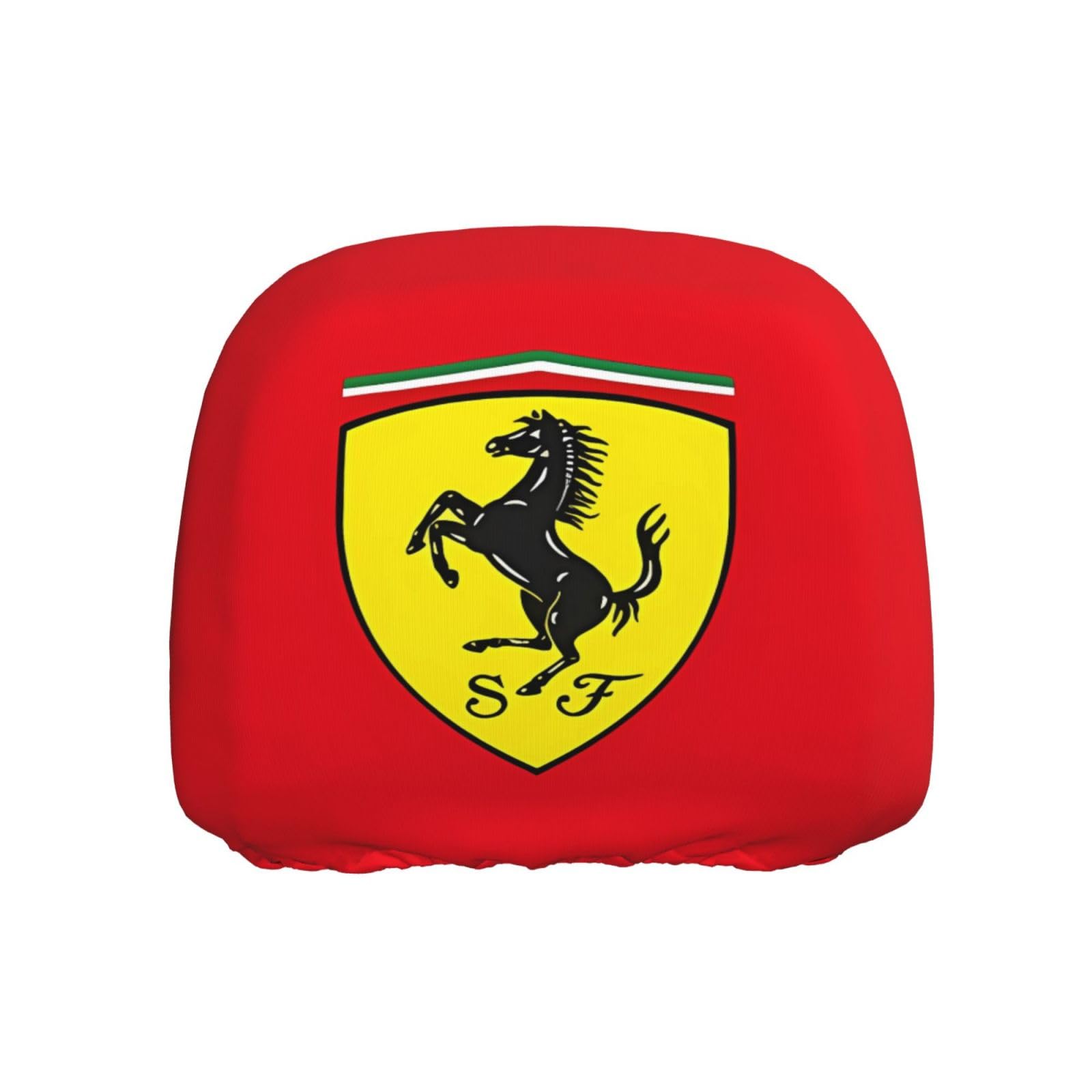 フェラーリ ロゴ入り 赤い座布団二枚