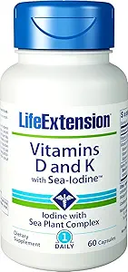 Life Extension D3 + K2 + Iodine