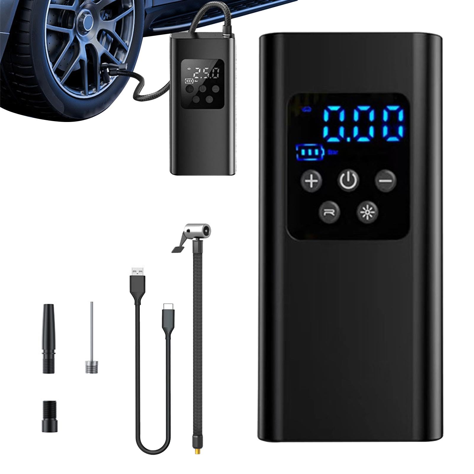 ★タイヤポンプ 車 150PSI タイヤインフレータ エアコンプレッサー 空気圧 Amazon | ポータブルエアコンプレッサー、タイヤインフレーター