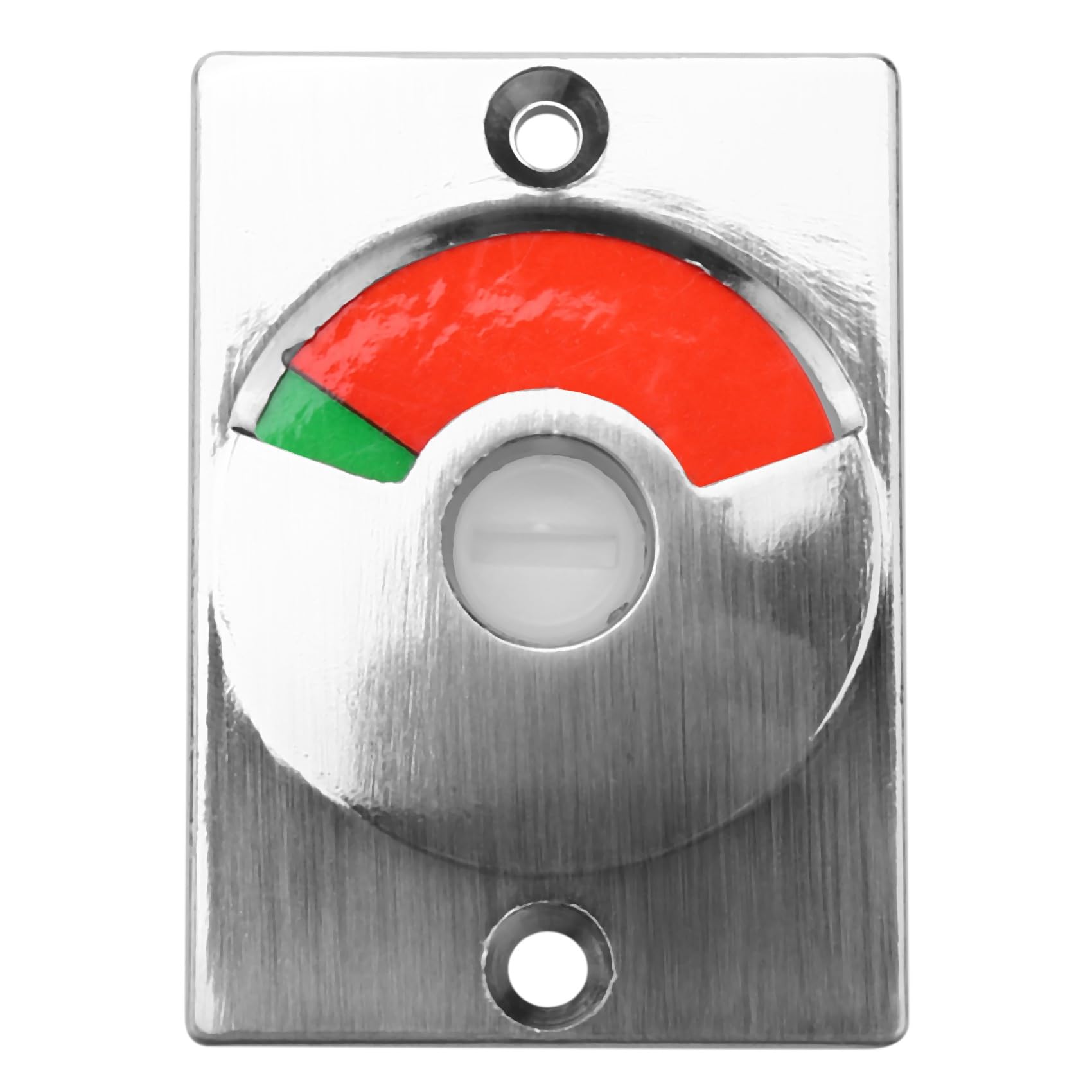 Loquet Verrou Salle De Bain Couleur Argent Rouge Vert Indiqué
