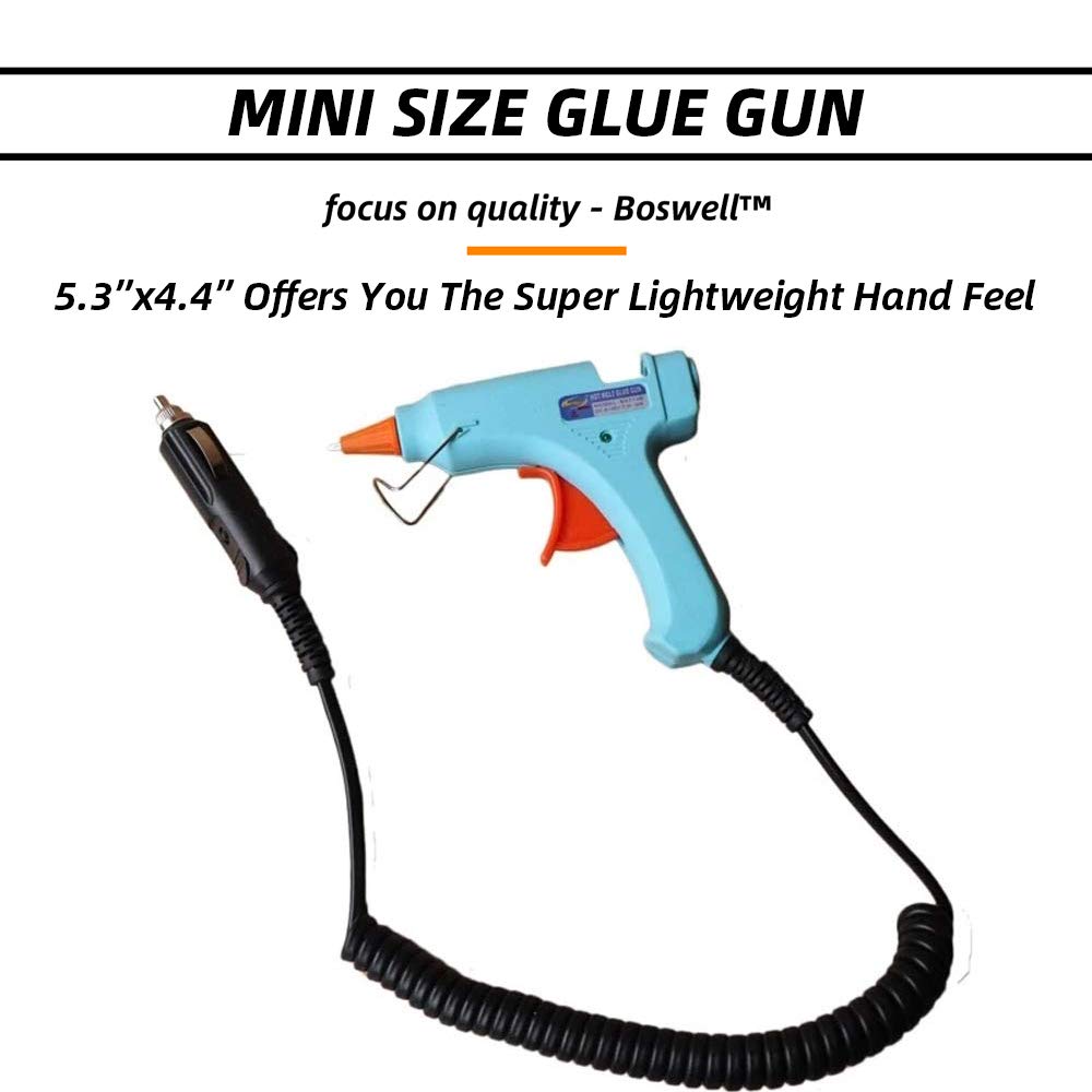 Amazon.com: Car Cigarette Lighter Plug Hot Melt Glue Gun 20W 12V Safe DC  for .27