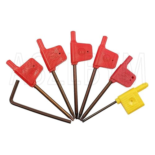 Miniatura 7 de ASZLBYM 38" 10mm Shank Indexable Carbide Lathe Turning Tool Holder Set Cutting Tools for Turning Grooving Threading Boring Bar with Carbide Turning