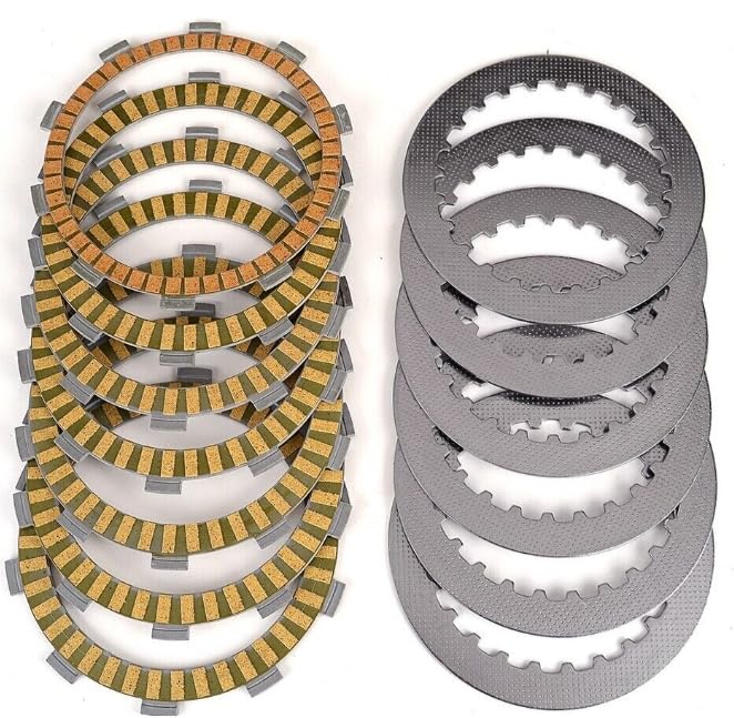 TERAM LOISIRS Kit Disques garnis + lisses Embrayage compatible pour HONDA XL 600V Transalp de 1987 à 2000 NEUF FRANCE