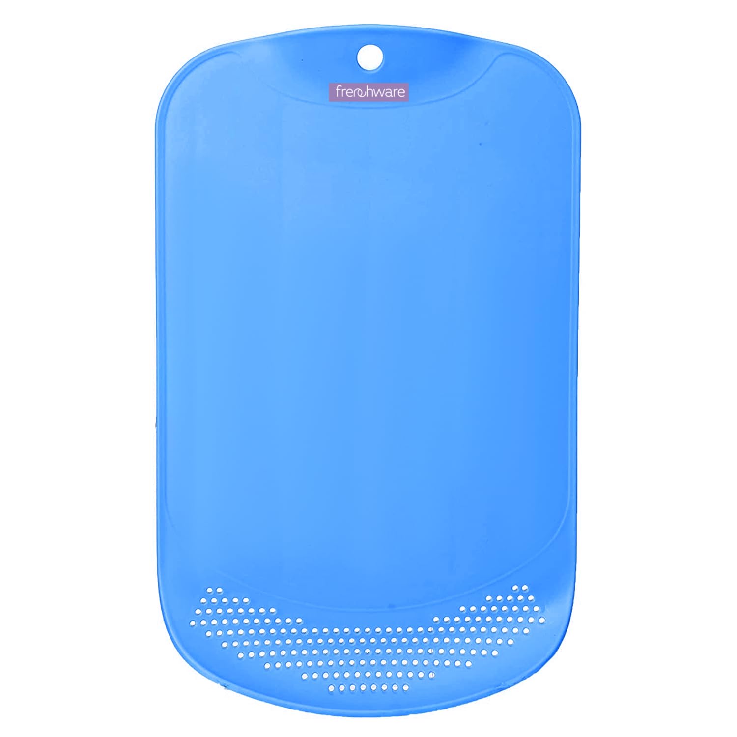 Frenchware Plastic Cutting-Chopping Board with Drainer (Blue, 1 Unit), Premium-Grade Plastic, 100% Food Safe, BPA-Free, Dishwasher Safe, Microwave Safe (B0C5MTZVX8) Amazon Price History, Amazon Price Tracker
