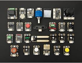 DFRobot 27-Piece Gravity Sensor Set for Arduino - Electronic Kit - Unisex - Electronics hobbyists and beginners - STEM - Teen, Young Adult