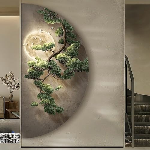 FOELANNE Acrylic Crystal Landscape LED Wall Sculpture