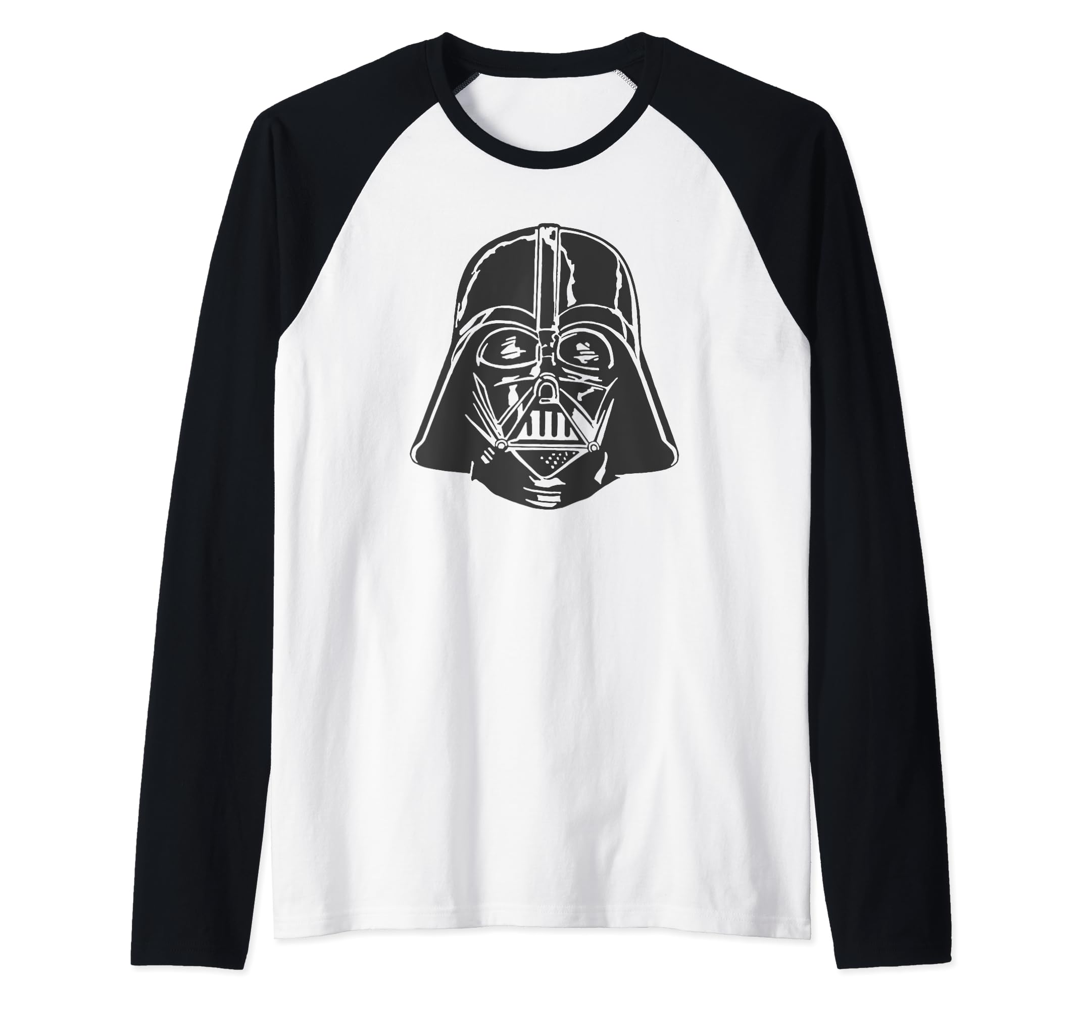 Raglan Star Wars Darth Vader Impression Casque Transparent Graphique