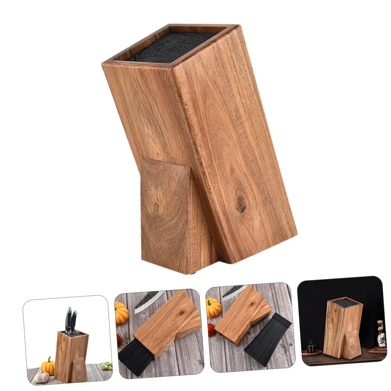 Porta Coltelli da Cucina in Legno di Acacia Anima Pp