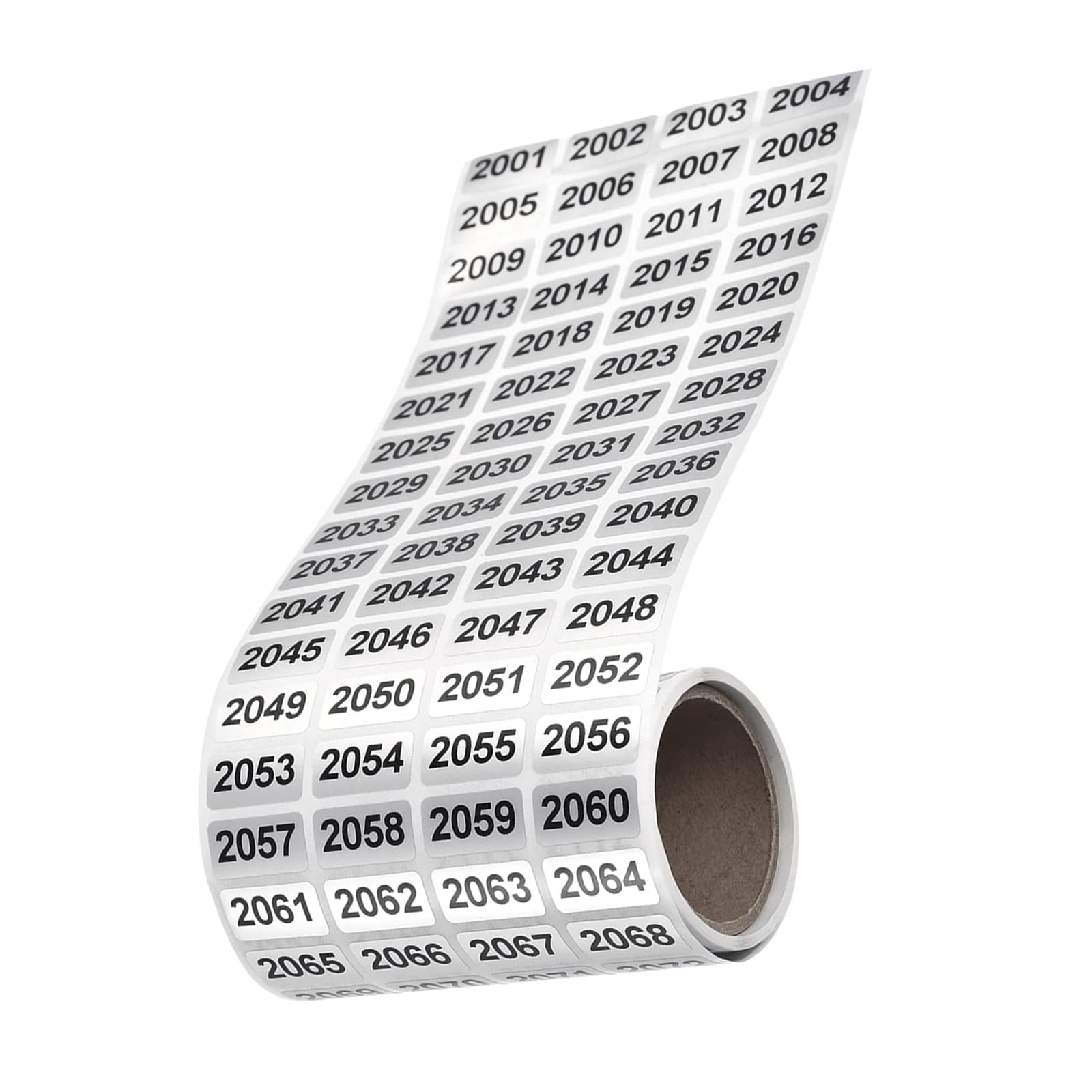 TA-VIGOR Number Sticker Labels 2001-3000, Consecutive Number Stickers Inventory Label for Office Warehouse Numbering Classification, 1 Roll