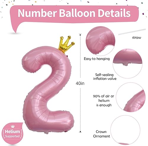 Vista 11 de Globos de 40 pulgadas, globo azul claro número 4, helio autoinflable de aluminio azul bebé para niños de 40 a 15 años, decoraciones de fiesta