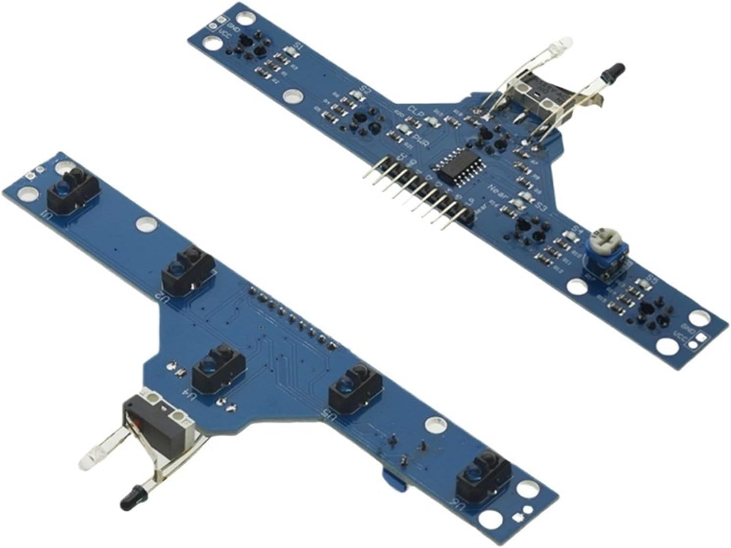 1pcs Infrared Tracing Sensor Module Five-Way Tracing Obstacle Avoidance Patrol Line Tracing Module 5 Functions