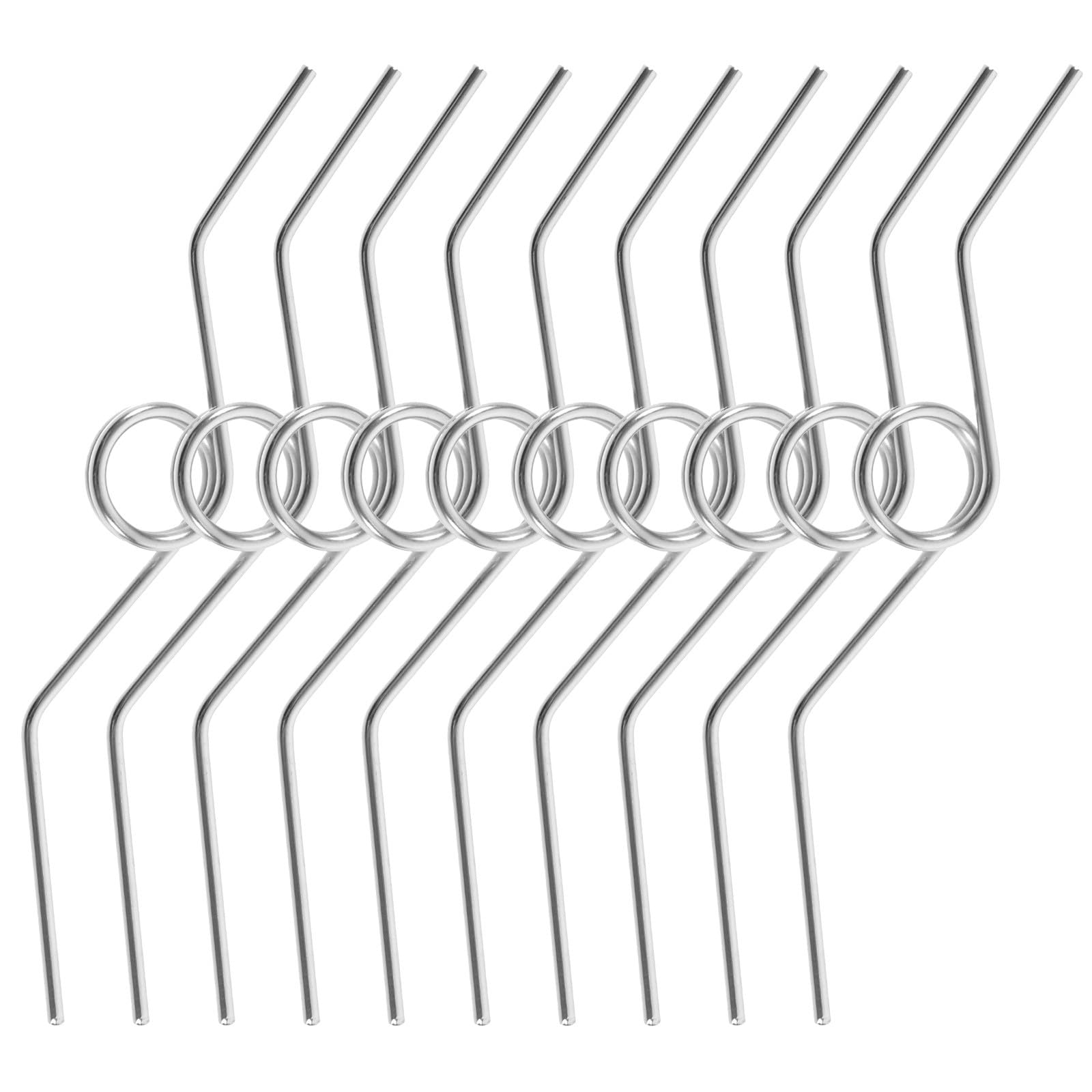 Artibetter 10 Pezzi Ricambio per da Potatura Giardino V-Shape in Acciaio Inossidabile Antiruggine Elastiche Flessibili per e Cesoie da Giardino Sostituzione Facile