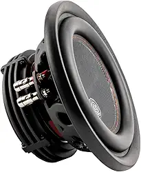 Alphasonik NSW408 Neuron 400 Series 8 polegadas 750 Watts Max/250 Watts RMS Dual 4 Ohm Subwoofer para carro com ímã de alta qualidade papel não prensado.