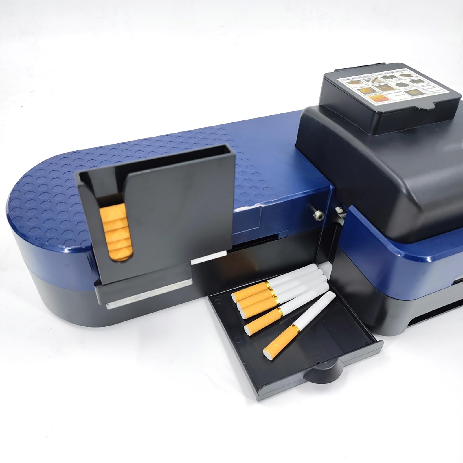 Macchina Automatica Per Rollare Sigarette, Strumento Fai Da Te Per Rollare Sigarette Di Grandi Dimensioni Da 8,0 Mm, 10 Sigarette/volta, Accessori Per Fumatori Con Macchina Di Riempimento Rapido, Per