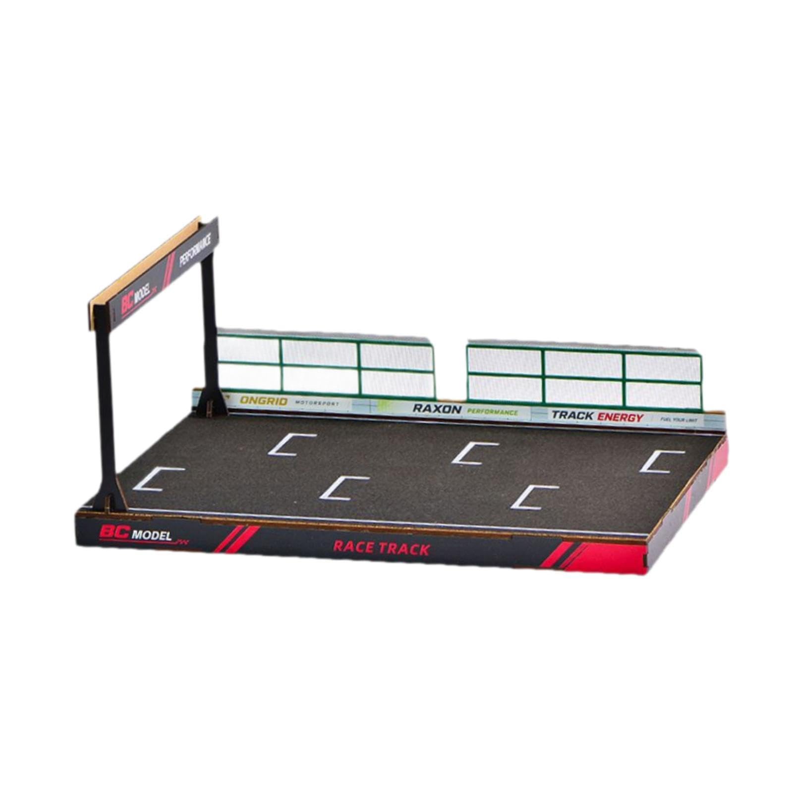 Sharplace Diorama de Estantería para Maquetas de Coches a Escala 1/64, Diseño de Almacenamiento de Arena, Manualidades de Bricolaje, Construcción de Maquetas de