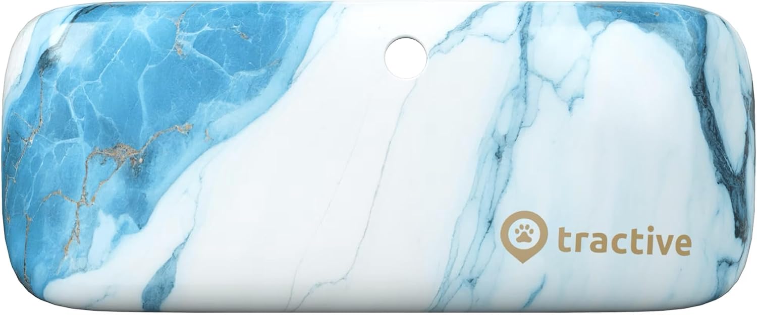 Tractive GPS Dog LTE (4) Hard Cover - Blue Marble