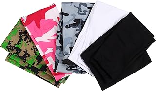 BIUDECO 5 Pares Manga Mangas De Proteção Solar Manga De Braço Para Proteção Solar Mangas Para Homens Braço Tatuagem Camuflagem Mangas De Braço Esportes Proteção UV Mão Homens E
