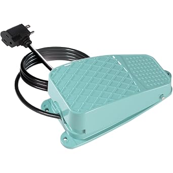 Industrial Foot Pedal Switch AC 250V,15A,NO/NC Dual Mode,Dustproof and Waterproof Design,1.5m,Available in Plastic, Iron, or Aluminum Housing, Industrial Protection,FS-101