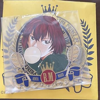 新テニスの王子様 丸井 ブン太 原作 Tシャツ バッジ ネームプレート アクリル 新テニスの王子様 丸井 ブン太 原作 Tシャツ バッジ ネーム