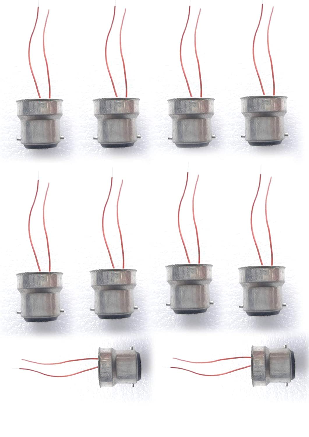 Led Bulb Base Cap Best for led bulbs and project works tulsiled (Pack of 10) (B22 Cap (Long WIre AL))-image-18