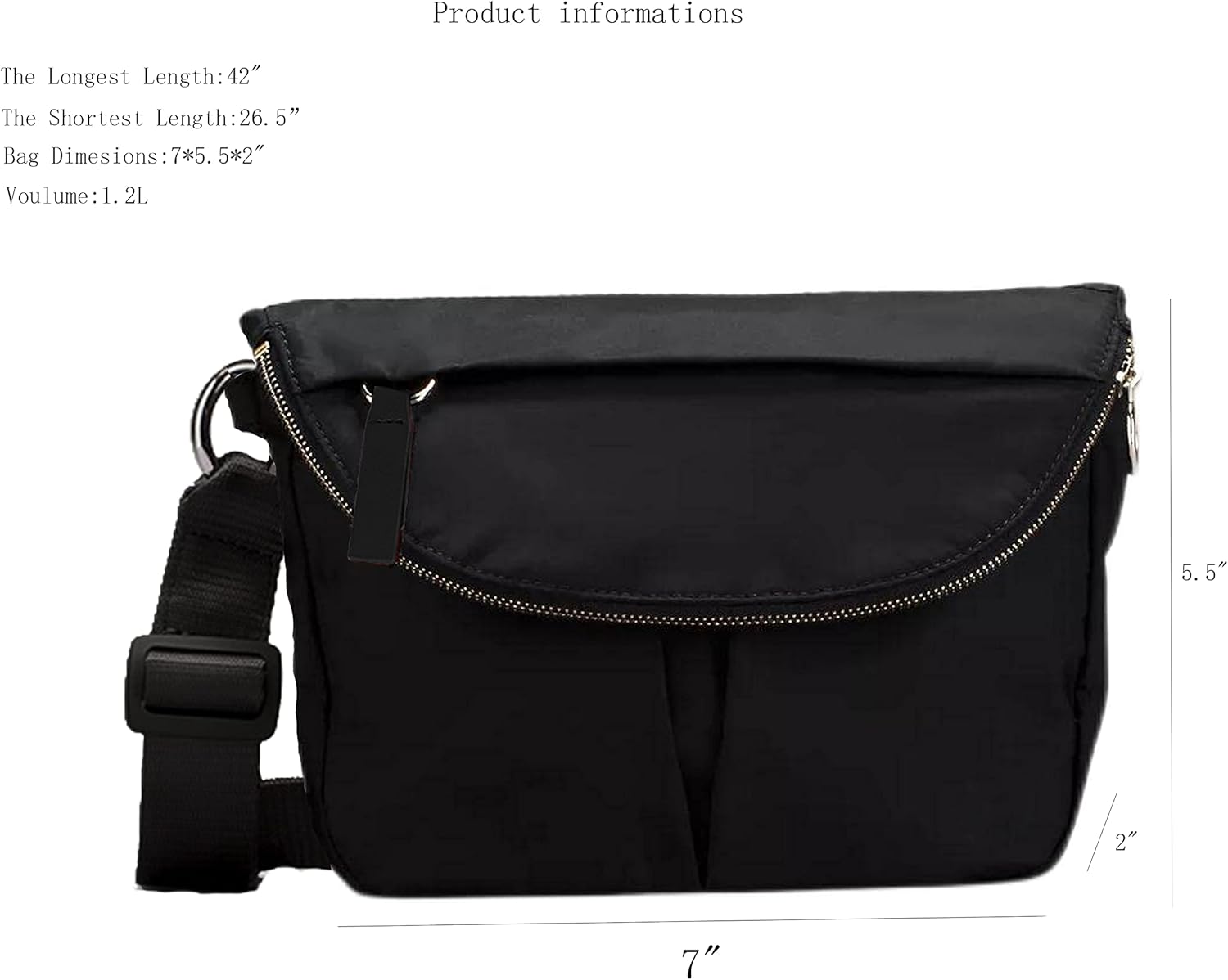 Athletica Everywhere Fleece Belt Bag,Crossbody Bag Fanny Pack for Women,Cute Mini Everywhere Bum Hip Waist Pack,Gold Buckle Dupes - Image 5