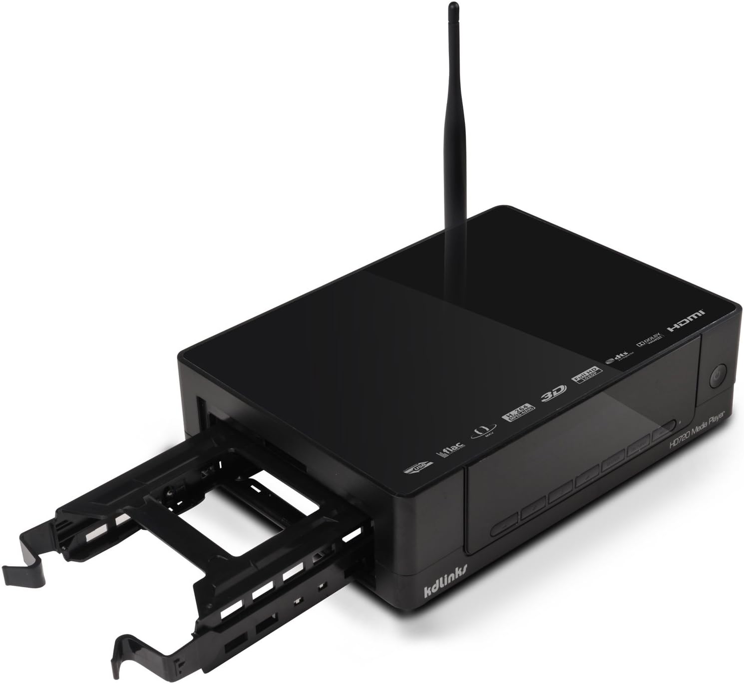 KDLINKS HD720 Extreme FULL HD 1080P 3D Media Player with Internal HDD Bay, Gigabit Network, Built-In Wifi