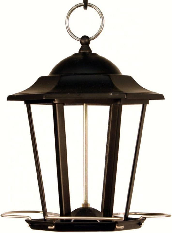 Woodlink NA11132 Audubon Carriage Wild Bird Feeder, 8-1/2-Inch, Black
