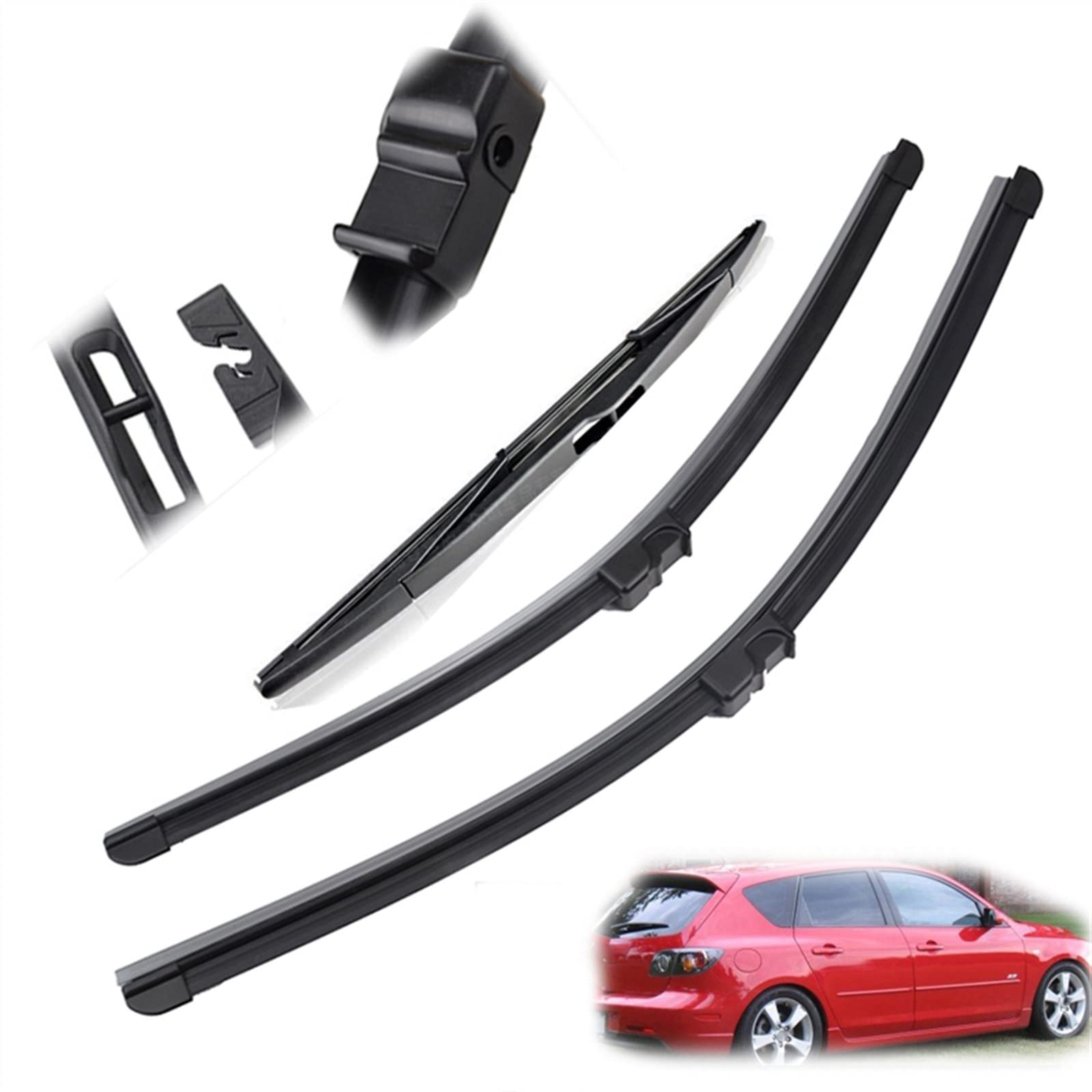 Balais d'essuie-glace pour Mazda 3 BK 2004-2008 accessoires de voiture avant 21 19 14
