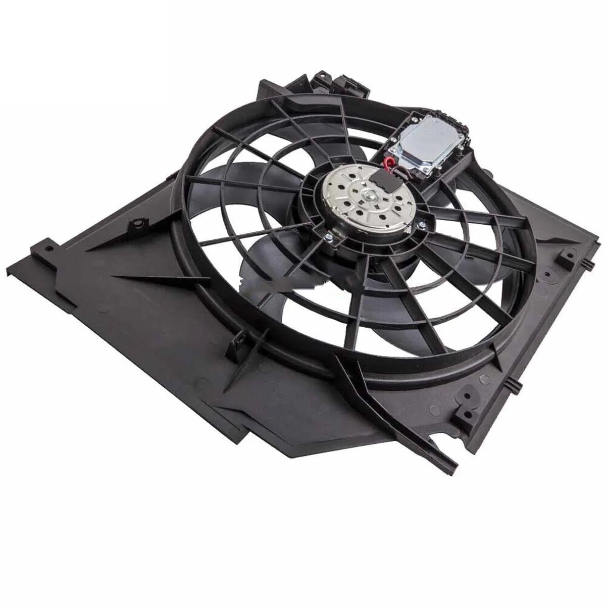 Ensemble Ventilateur de Refroidissement de radiateur pour BMW E46 325xi, 320i, 325i, 330Ci et 323i (1995-2005) - Références : 17117503762, 17117510617 et 17117525508