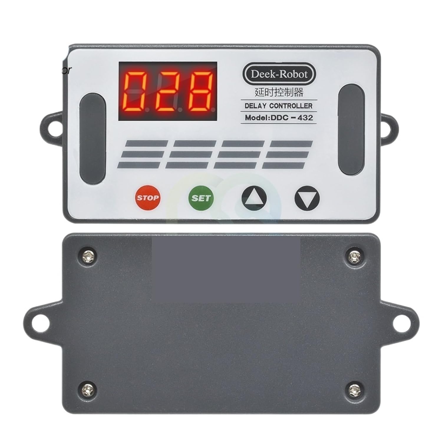 1pcs DDC-432 DC 12V 24V Dual MOS LED Digital Delay Controller Time Delay Relay Trigger Cycle Timer Delay Switch Timing Control Module(Relay and Case)