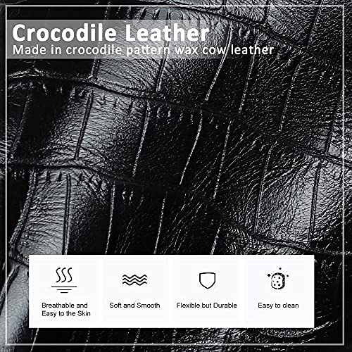 Image of befen Genuine Leather Small Crossbody Bags for Women Cell Phone Bag Cross Body Purses,Silver Zipper