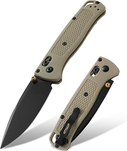 Cuchillos plegables EDC para hombres, apertura manual de polea 7.4 hombres, hoja 8Cr13MoV, vástago de fibra de nailon reforzado, cuchillo plegable disponible en Yaxa Peru