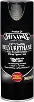 Minwax Fast-Drying Polyurethane Spray - Clear Semi-Gloss Wood Finish Protector, 11.5 oz Aerosol for Furniture & Floors
