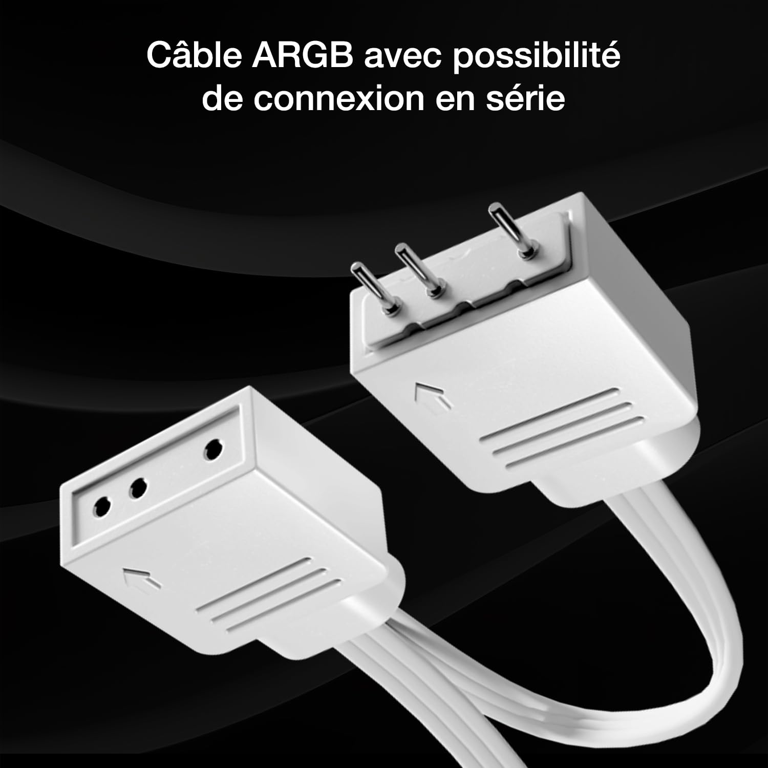 be quiet! Light Wings LX Reverse White ventilateur, 7 pales inversées, pour une admission d'air latérale ou par le bas, effets lumineux exceptionnels, hub éclairé et pales dépolies