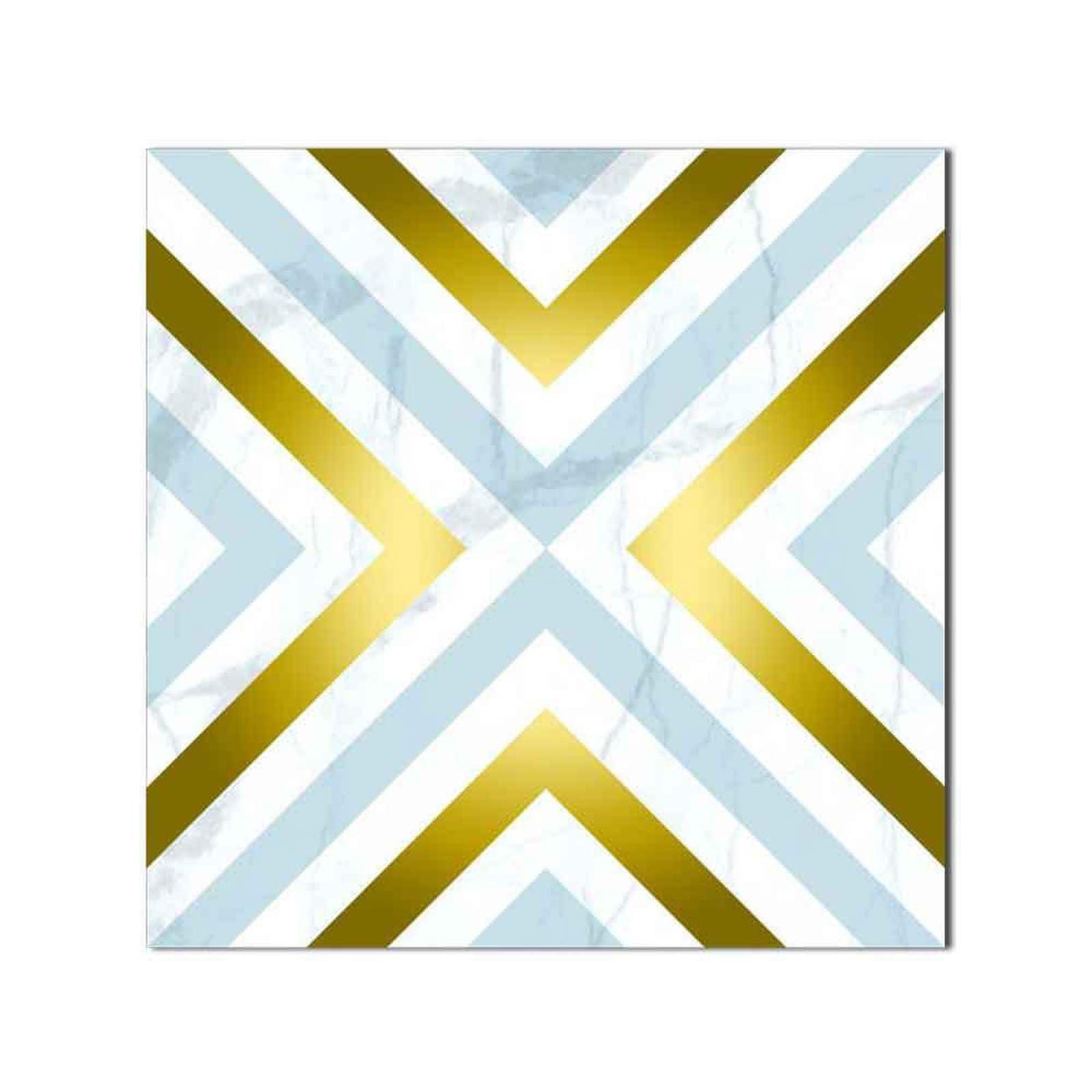 Piastrelle Adesive Cucina Modello Blu Dorato Pavimento pvc Adesivo Mobili Decorazioni Piastrelle Adesive Bagno Impermeabile Resistenza all'olio Mattonelle Adesive
