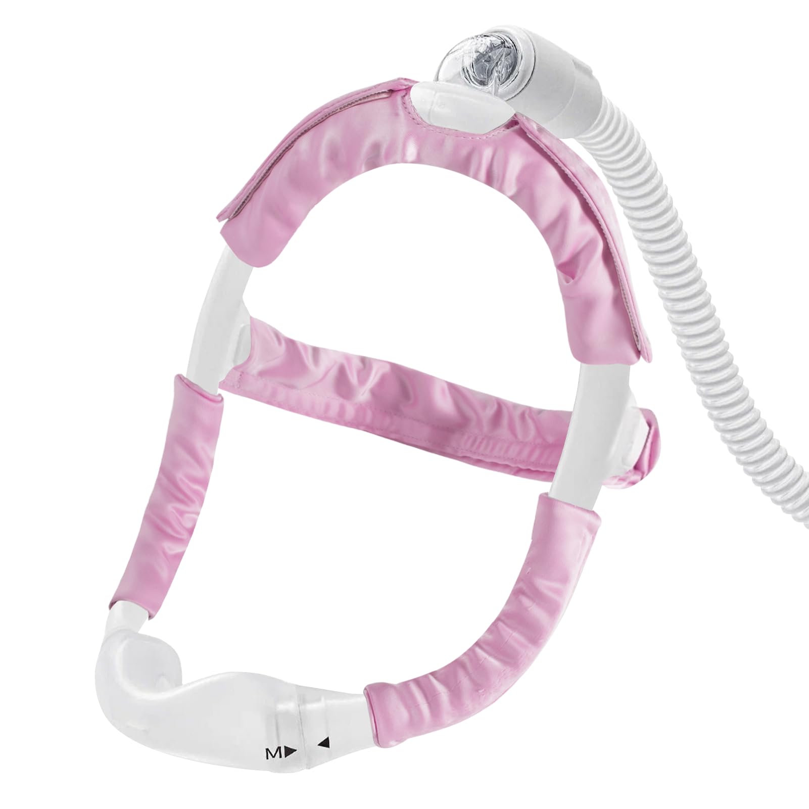 4 PCS Satin CPAP Strap Covers, Comfort CPAP Mask Cushions to Fit Dreamwear Headgear or AirFit, Silky CPAP Mask Strap Covers, Anti Wrinkle CPAP Hair